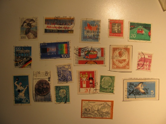 Vintage stamps set of: Germany