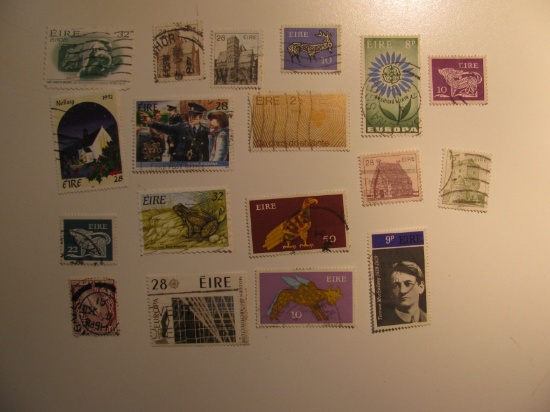 Vintage stamps set of: Ireland