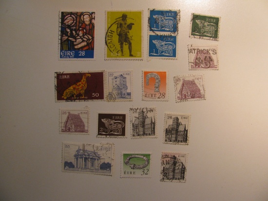 Vintage stamps set of: Ireland