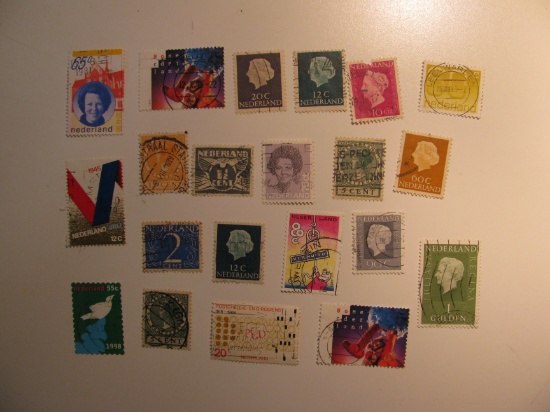 Vintage stamps set of: Netherlands