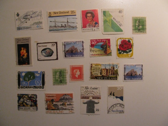 Vintage stamps set of: New Zealand