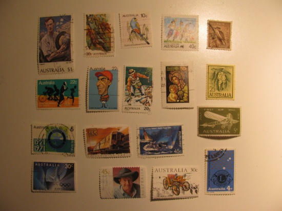 Vintage stamps set of: Australia