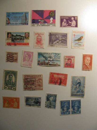 Vintage stamps set of: Philippines