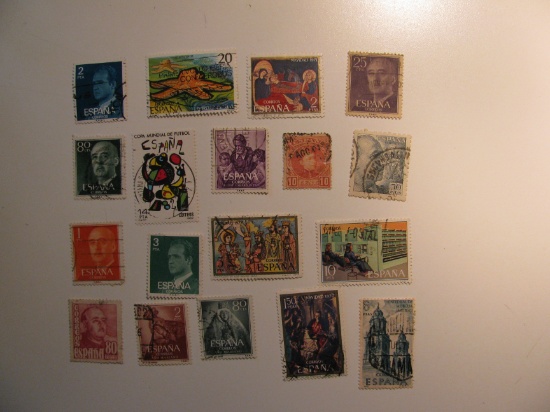 Vintage stamps set of: Spain