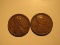 US Coins:  1910 & 1916 Wheat pennies