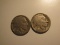 US Coins: 2x Buffalo 5 cents
