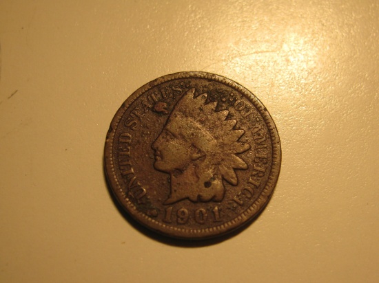 US Coins: 1901 Indian Head