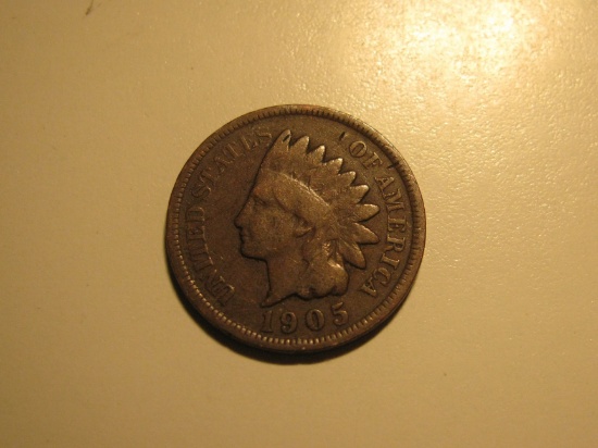 US Coins: 1905 Indian Head