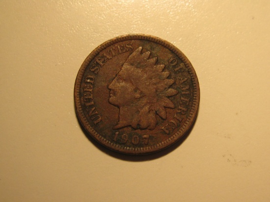 US Coins: 1907 Indian Head