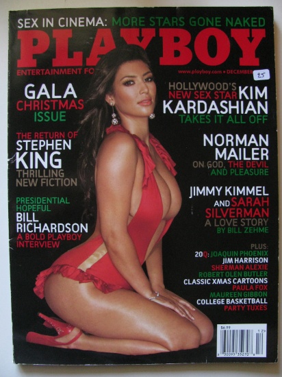 December 2007 Playboy Magazine (Kim Kardashian)