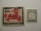 2 Indonesia Vintage Unused Stamp(s)