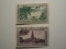 2 Laos Vintage Unused Stamp(s)