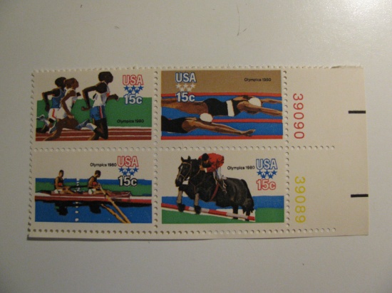 4  Vintage Unused Mint U.S. Stamps