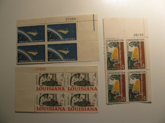 12 Vintage Unused Mint U.S. Stamps