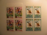 8 Bhutan Vintage Unused Stamp(s)