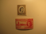 2 Grenada Vintage Unused Stamp(s)