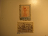2 Greece Vintage Unused Stamp(s)