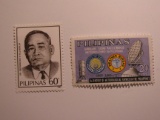 2 Philippines Vintage Unused Stamp(s)