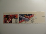 2 Vintage Unused Mint U.S. Stamps