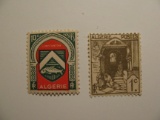 2 French Algeria  Vintage Unused Stamp(s)
