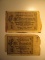 Foreign Currency: 2x1937 Nazi Germany 1 Marks
