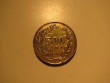 Foreign Coins: 1990 Turkey 500 Lira
