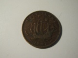 Foreign Coins: WWII 1942 Great Britain 1/2 pence