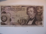 Foreign Currency: 1967 Austria 20 Schilling