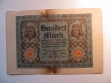 Foreign Currency: 1920 Germany 100 Mark