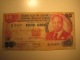 Foreign Currency: 1987 Kenya 50 Shillings