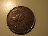 Foreign Coins:  1948 Australia 1 cent