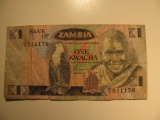 Foreign Currency: 2001 Zambia 1 Kwacha