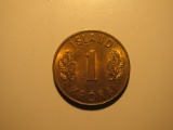 Foreign Coins: 1975 Iceland 1 Krona