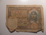 Foreign Currency: 1941 Algeria 5 Francs
