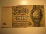 Foreign Currency: 1933 Germany 50 Mark