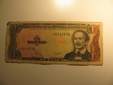 Foreign Currency: 1984 Dominican Republic 1 Peso