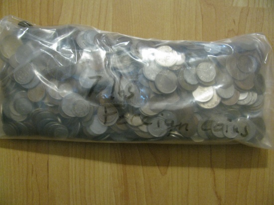 7 Lbs Bag of Foreign Coins