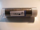 Roll of 50 1919-P Wheat pennies