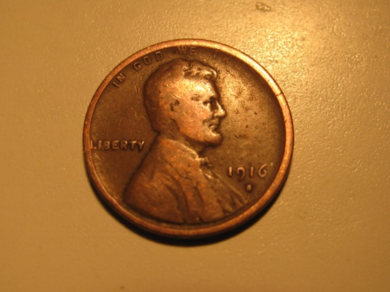 US Coins: 1916-S Wheat penny