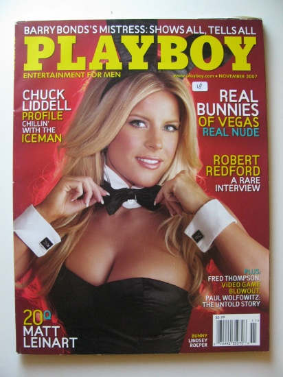 November 2007 Playboy Magazine