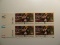 4 Vintage Unused Mint U.S. Stamps