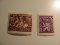 2 Czechoslovakia Vintage Unused Stamp(s)