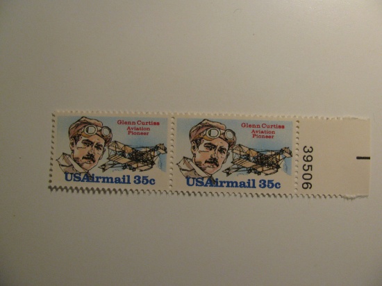 2 Vintage Unused Mint U.S. Stamps