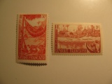 4 French Guyana Vintage Unused Stamp(s)