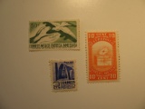 3 Mexico Vintage Unused Stamp(s)