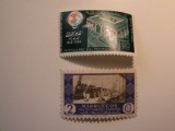 2 Morocco Vintage Unused Stamp(s)