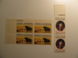 6 Vintage Unused Mint U.S. Stamps