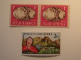 3 South Africa Vintage Unused Stamp(s)