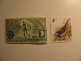 2 Belgium Vintage Unused Stamp(s)