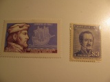 2 Chile Vintage Unused Stamp(s)